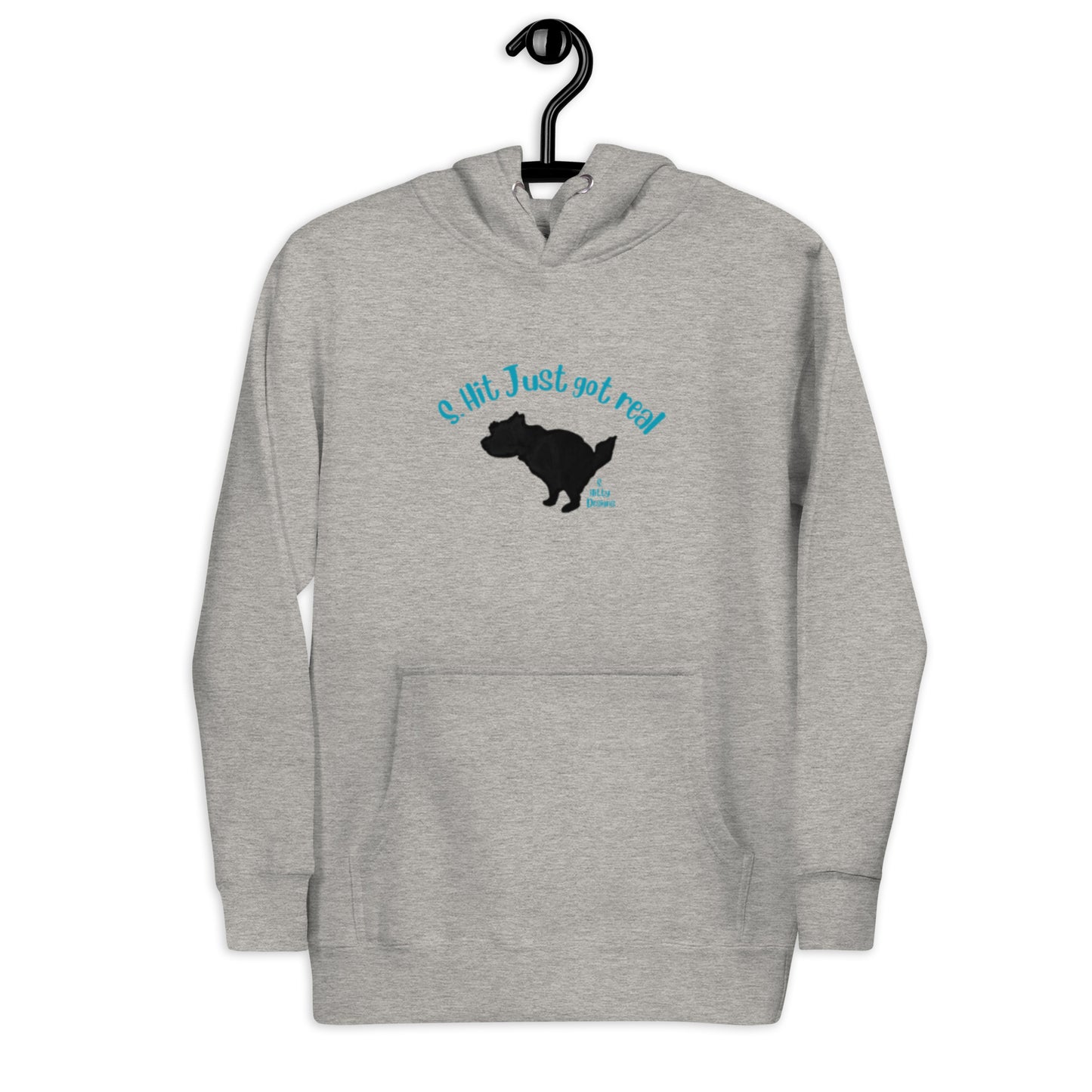S. Hit Just Got Real - Terrier Unisex Hoodie
